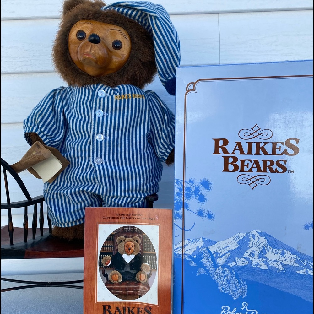 Raikes bear bedtime bear in pajamas